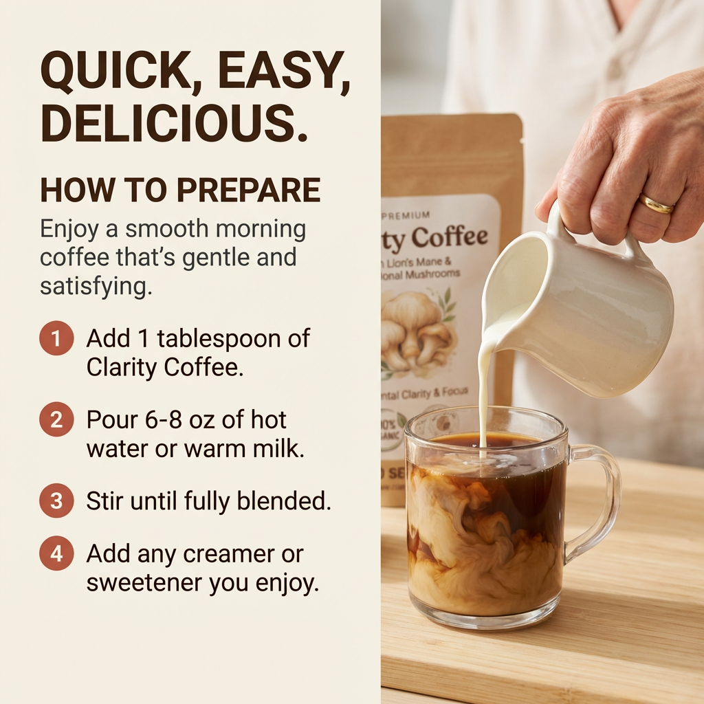 Clarity Coffee - Daily Brain Health Supplement