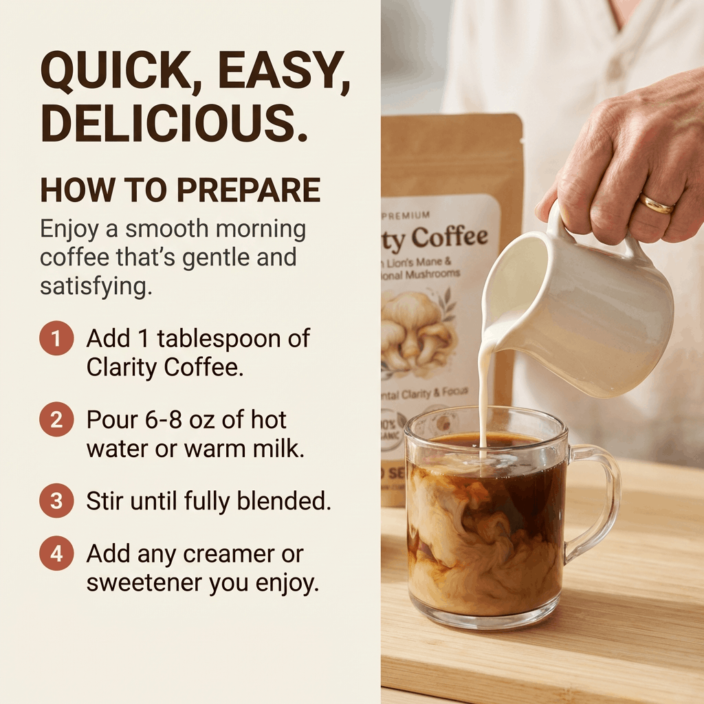 Clarity Coffee - Daily Brain Health Supplement