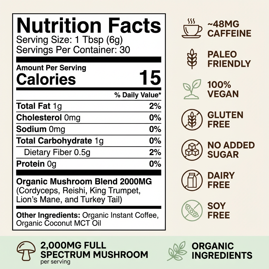 Clarity Coffee - Daily Brain Health Supplement